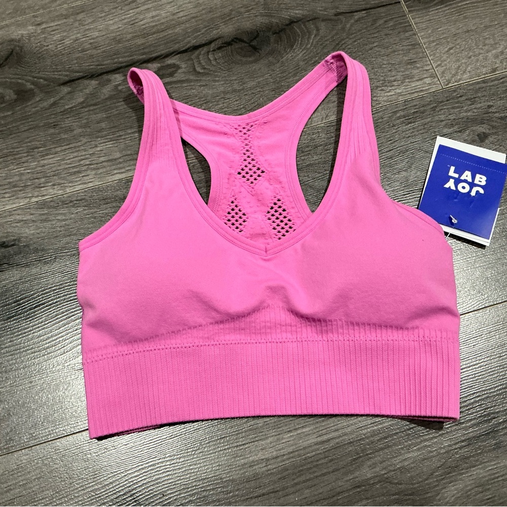 Women's  Seamless Racerback
Sport Bra     Pink.  S